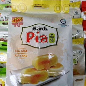 Bánh pía kimsa trứng chảy Tân Huê viên 480g ( 40g × 12 cái ) -- đặc sản Sóc Trăng