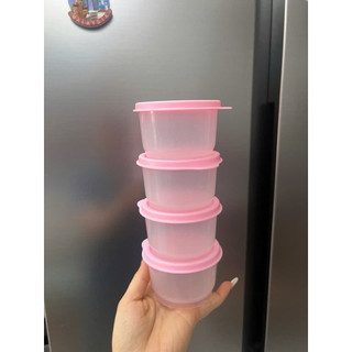 Set 4 hộp 140ml làm sữa chua TUPPERWARE, nhỏ gọn tiện lợi