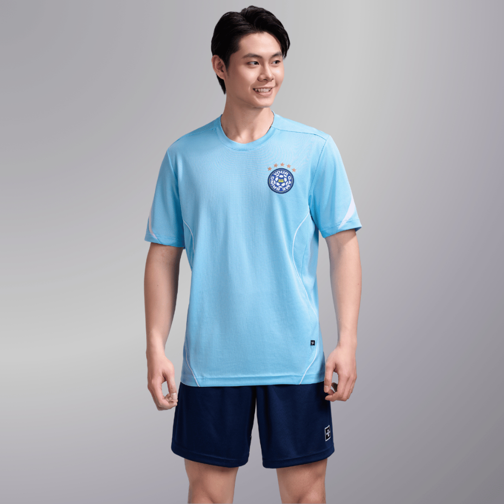 [TẶNG COMBO 2 QUÀ]Set đồ thể thao bóng đá World Cup Áo thun phối tay Performance và Quần short ProActive COOLMATE