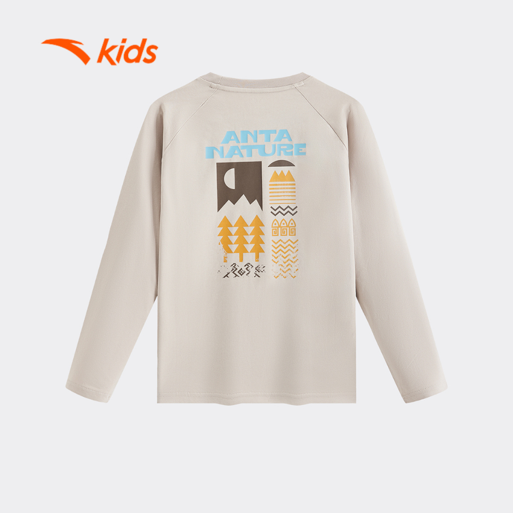 Anta Kids Áo Sweater Bé Trai Mềm Mịn Thời Trang Thể Thao 3525C6402