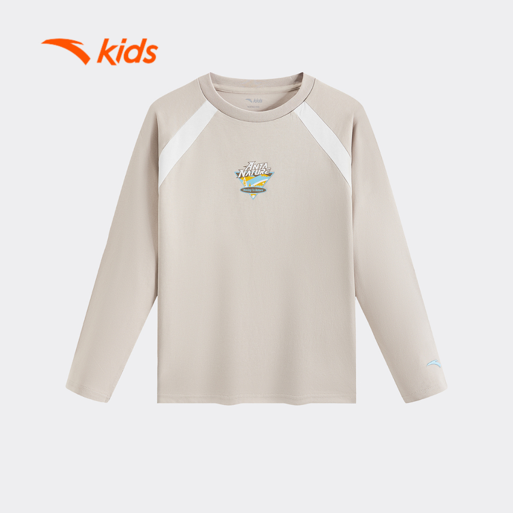 Anta Kids Áo Sweater Bé Trai Mềm Mịn Thời Trang Thể Thao 3525C6402