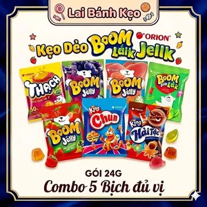 Kẹo Dẻo Boom Lắc Jelly Orion - Gói 24g