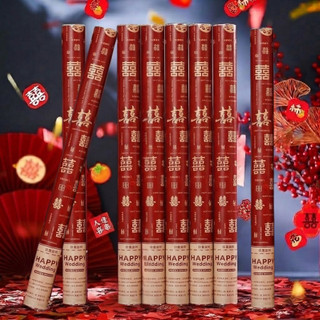 Combo Ống Phụt Giấy Chữ Hỷ - Phụt Kim Tuyến Cầm Tay Trang Trí Sự Kiện, Tiệc Cưới, Lễ Hội, Sinh Nhật