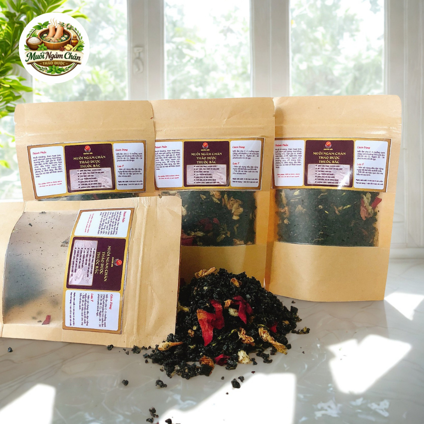 Các Loại Muối Thảo Mộc Ngâm Chân 100g Dạng Túi Dùng Thử- Thư Giản, Ngủ Ngon