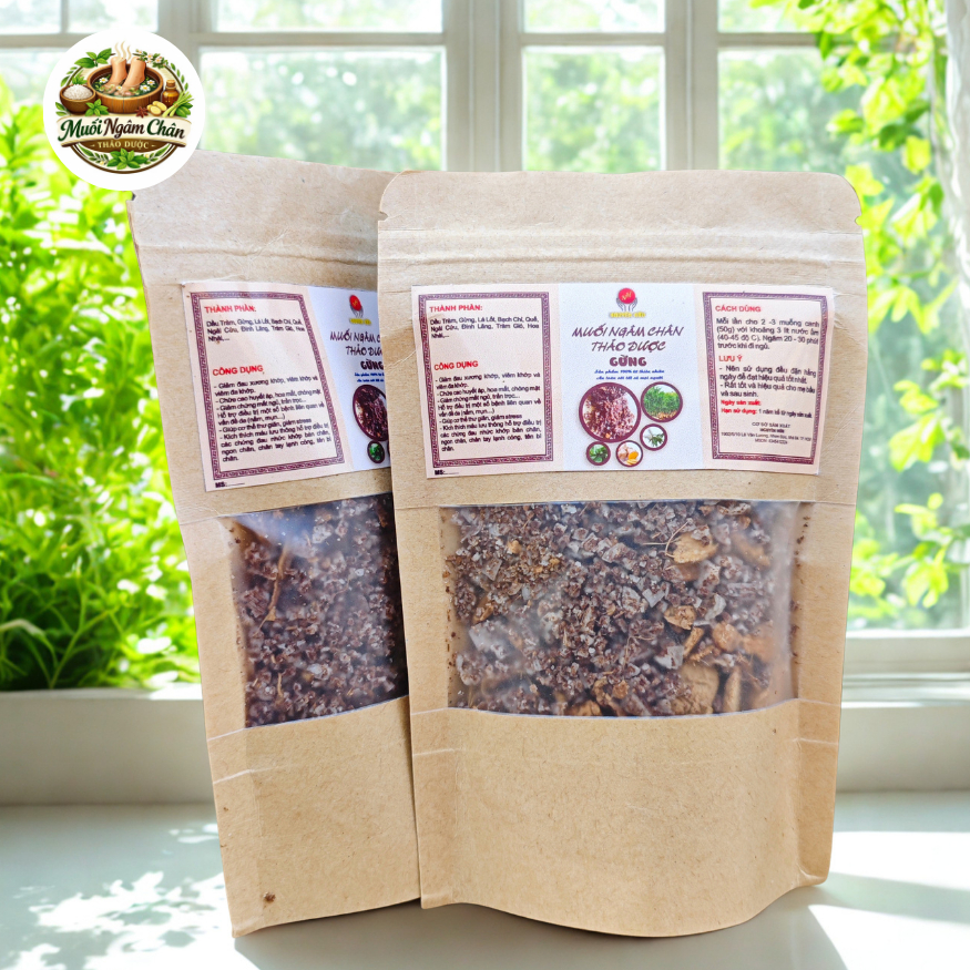 Các Loại Muối Thảo Mộc Ngâm Chân 100g Dạng Túi Dùng Thử- Thư Giản, Ngủ Ngon