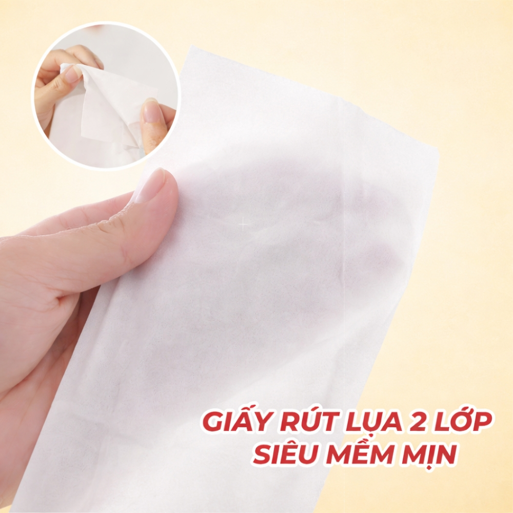 [HỎA TỐC] Giấy Ăn Rút Lụa Silkwell Thùng 18 Gói Xanh Rút 250 Tờ/Gói/2 Lớp - Không Mủn,Mềm Mịn