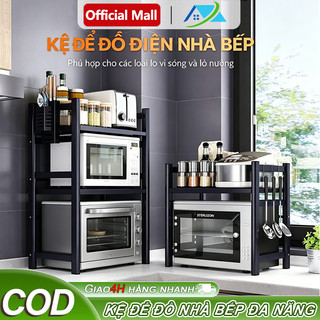 Kệ Lò Vi Sóng điều chỉnh kích thước 2/3 tầng- Kệ Thông Minh Để Lò Vi Sóng ,Kệ Để Đồ Nhà Bếp Đa Năng