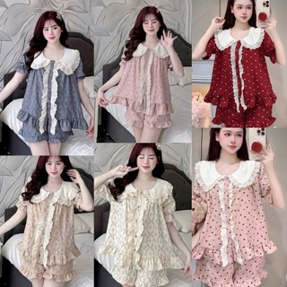 [DEAL MỞ BÁN] Bộ Đồ Ngủ Nữ JUSOKA Pijama Chất Liệu Đũi Vân Mây Siêu Mềm Mịn Cao Cấp Thoải Mái DU20