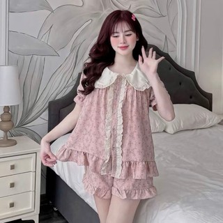 [DEAL MỞ BÁN] Bộ Đồ Ngủ Nữ JUSOKA Pijama Chất Liệu Đũi Vân Mây Siêu Mềm Mịn Cao Cấp Thoải Mái DU20