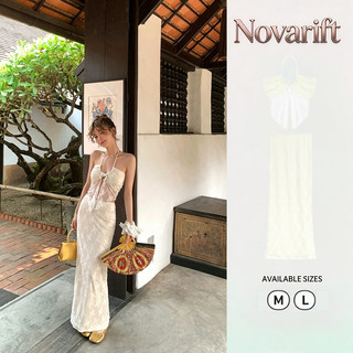 Nova-Nữ Gợi Cảm 2 Mảnh Trang Phục Váy Bộ Vai Không Dây Ren Nhìn Xuyên Qua Ống Top Lưới Váy Dài Bộ