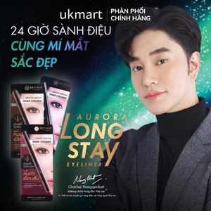 Kẻ Viền Mắt Trong Browit By NongChat Smooth & Slim Inner Eyeliner Giữ Màu Lâu Không Trôi