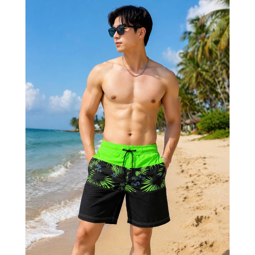 (Hỏa tốc HCM) QUẦN ĐI BIỂN NAM CAO CẤP Flexgo  – NHANH KHÔ, THOÁNG KHÍ, PHỐI MÀU NĂNG ĐỘNG