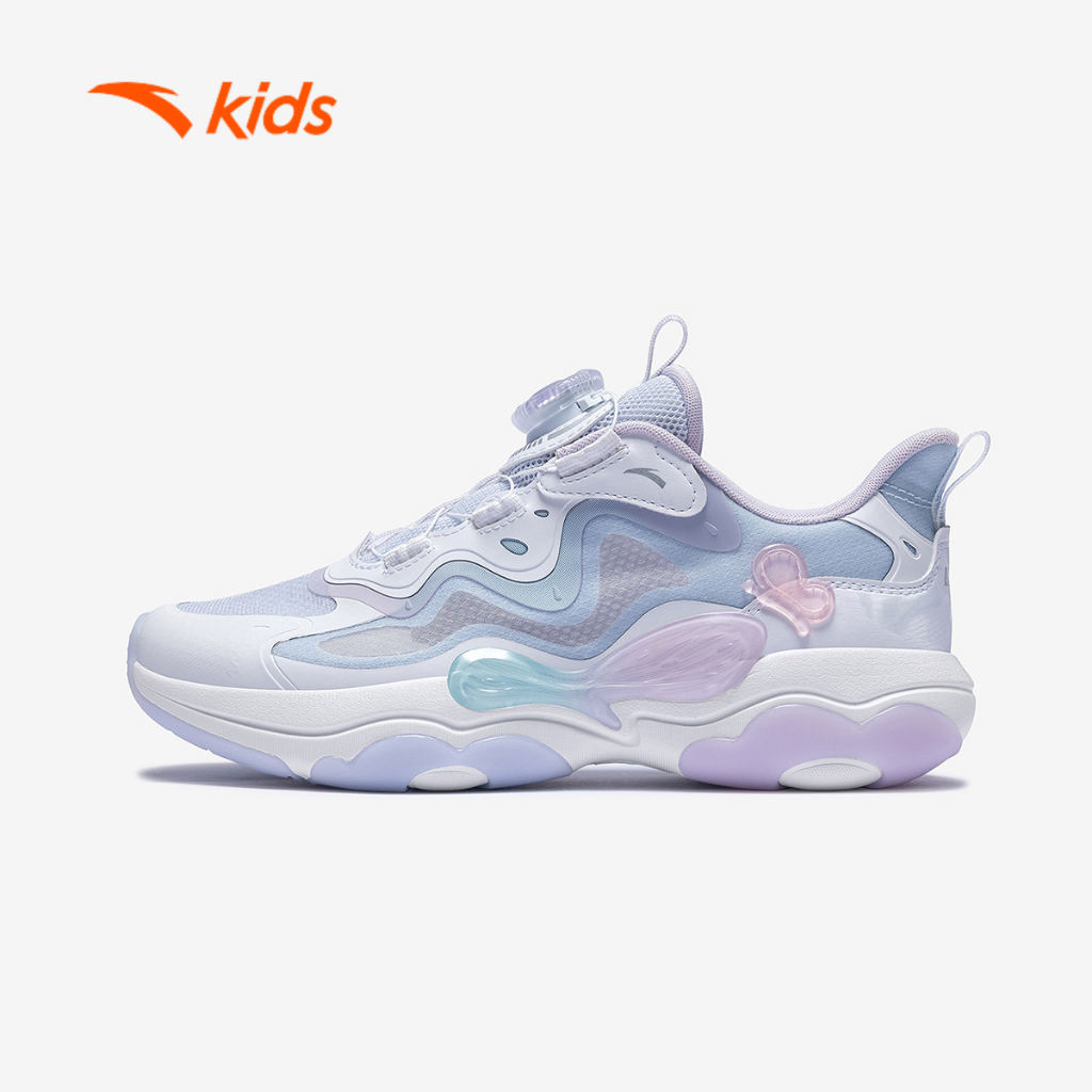 [Khóa Habu] Anta Kids Giày Chạy Thể Thao Bé Gái Êm Ái Bám Sàn 3226B8803