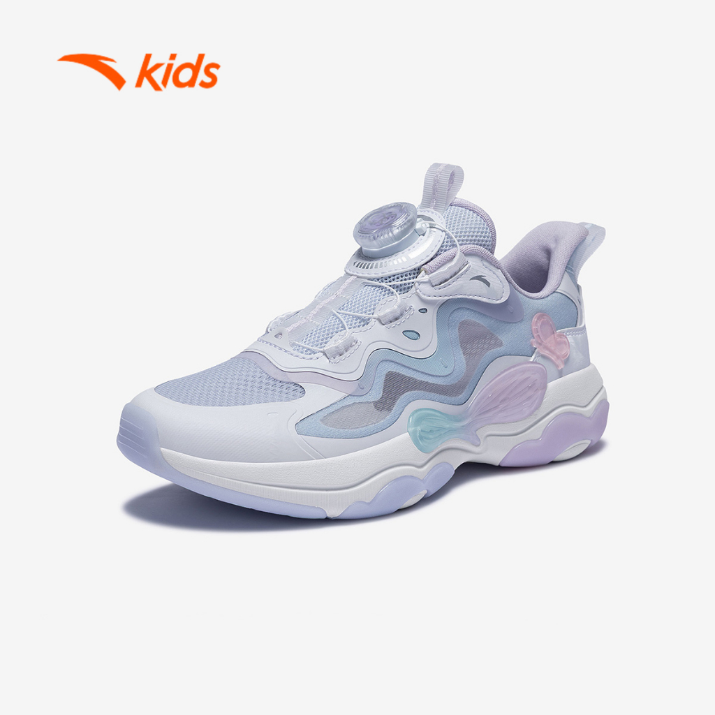 [Khóa Habu] Anta Kids Giày Chạy Thể Thao Bé Gái Êm Ái Bám Sàn 3226B8803
