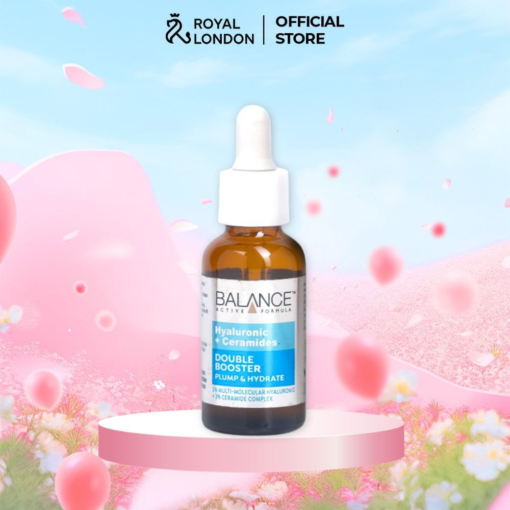Tinh chất dưỡng ẩm Balance Active Hyaluronic & Ceramides Double Booster 30ml