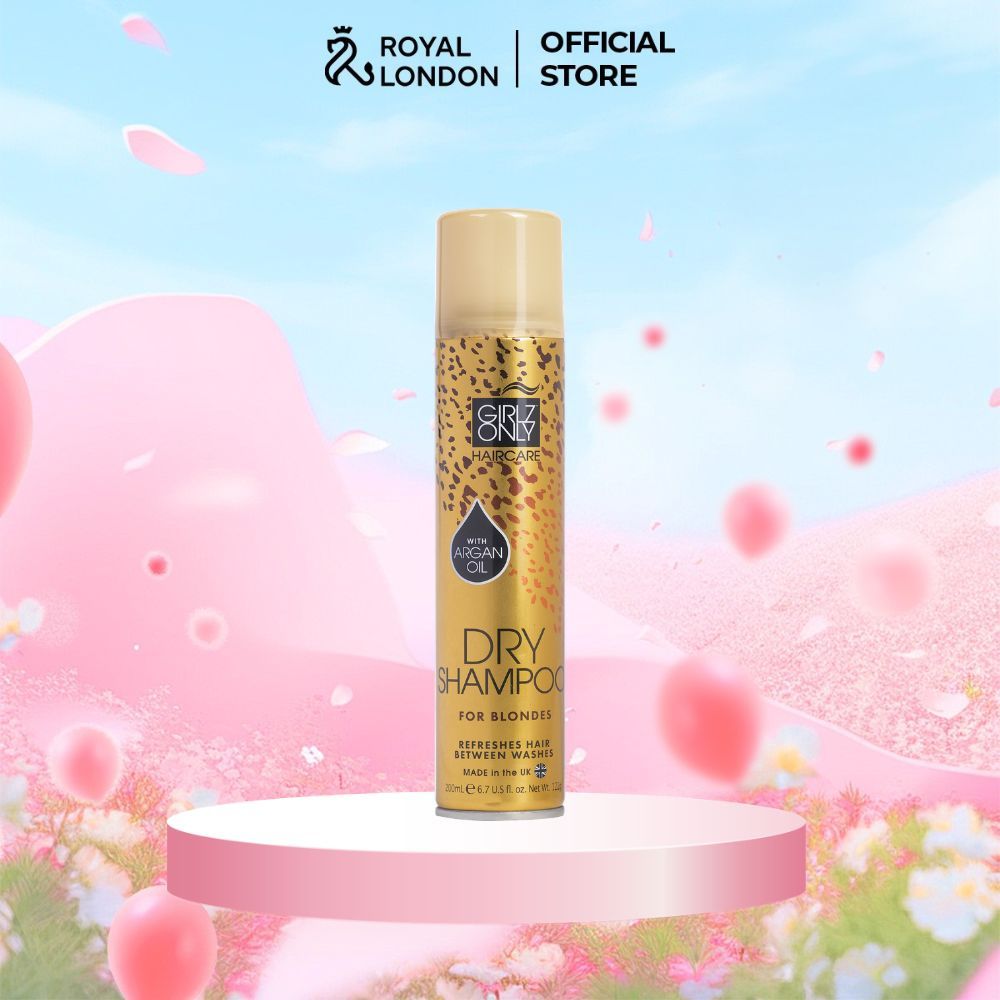 Dầu Gội Khô Dry Shampoo Girlz Only For Blondes 200ml (Vàng)