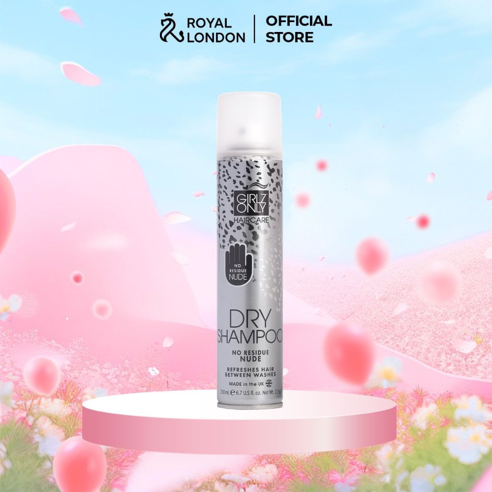 Dầu Gội Khô Dry Shampoo Girlz Only No Residue Nude 200ml