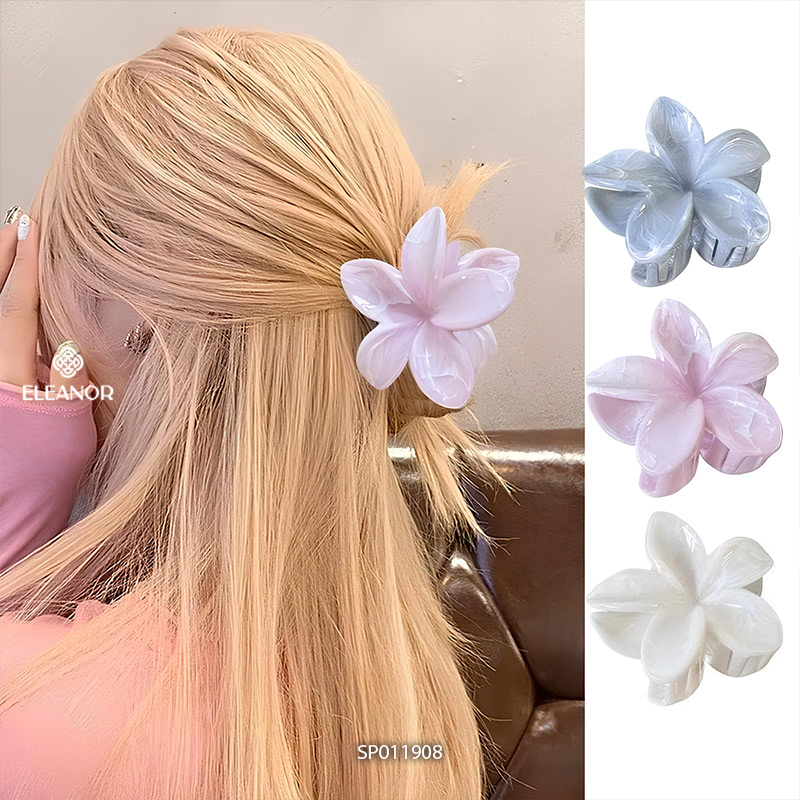 Set kẹp tóc nữ càng cua Eleanor Accessories đa dạng kiểu dáng phụ kiện tóc set kẹp hoa sứ 11904