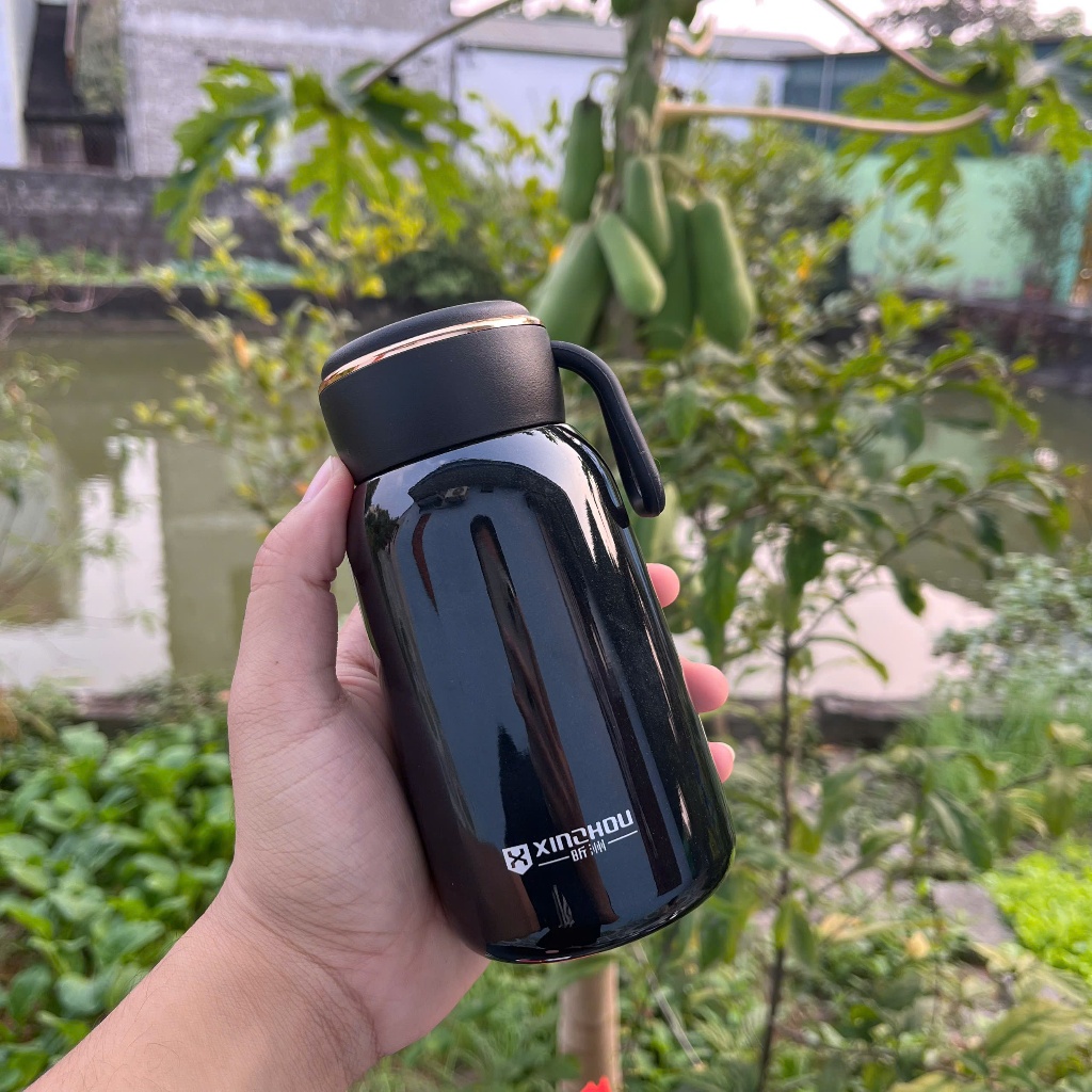Bình giữ nhiệt mini 300ml lõi inox 316 Kích Thước 7x14.5cm đựng sữa, cà phê nhỏ gọn tiện lợi