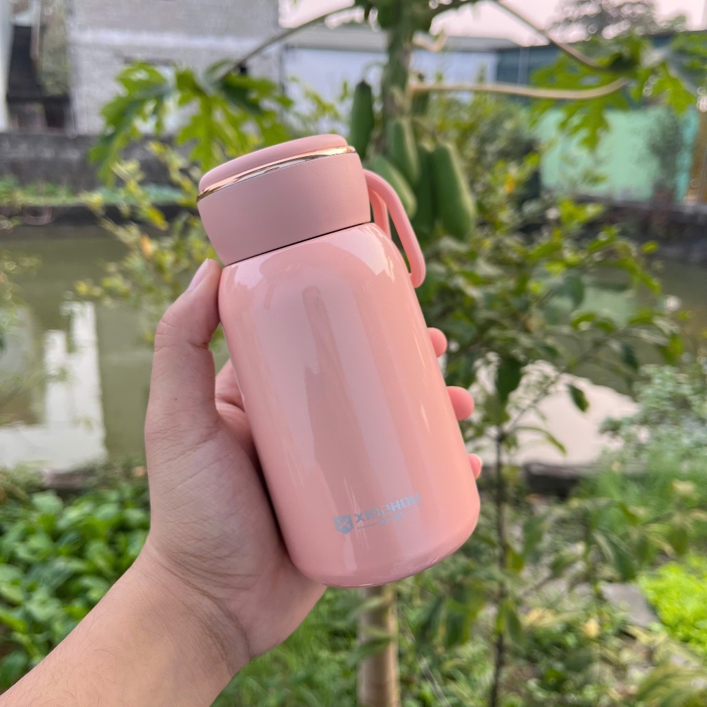 Bình giữ nhiệt mini 300ml lõi inox 316 Kích Thước 7x14.5cm đựng sữa, cà phê nhỏ gọn tiện lợi