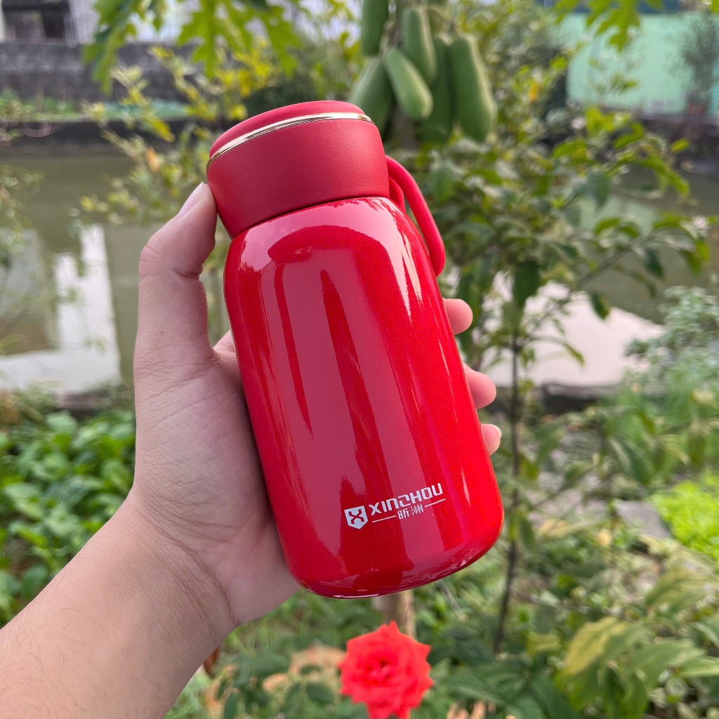 Bình giữ nhiệt mini 300ml lõi inox 316 Kích Thước 7x14.5cm đựng sữa, cà phê nhỏ gọn tiện lợi