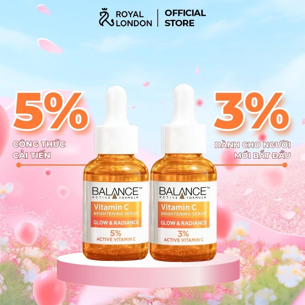 Serum Sáng Da, Mờ Thâm Balance Active Formula Vitamin C 5% & 3% Brightening 30ml