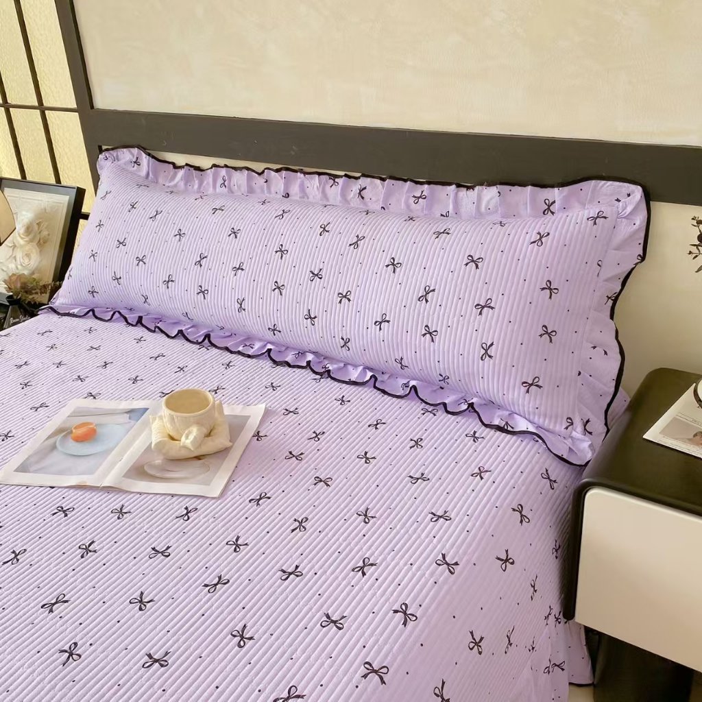 Deal mở bán VỎ GỐI DÀI CLOUD SENSE 2 LỚP CHẦN BÔNG - Mẫu Mới 2025 - Chất Liệu Cotton Xu Hướng "Cảm Giác Như Mây" - Dày D