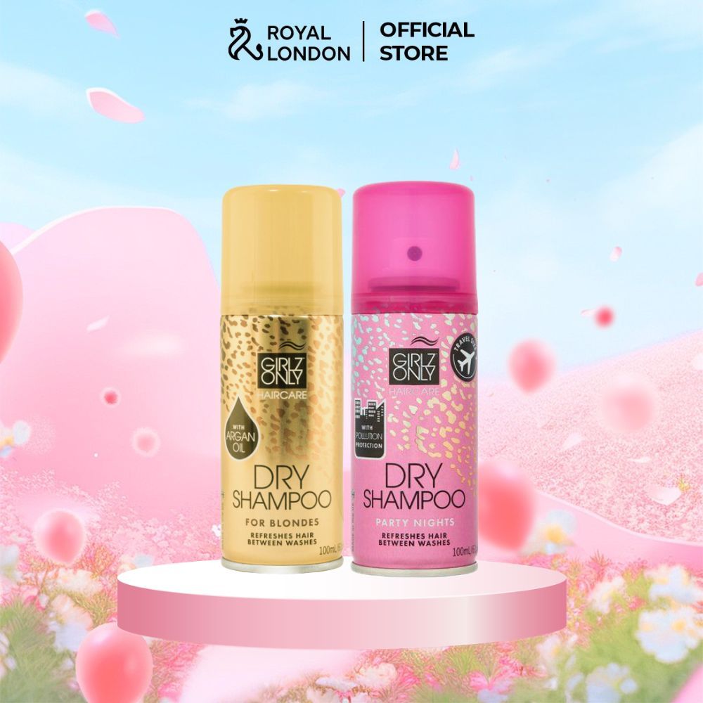 Combo 2 Dầu gội khô Dry Shampoo Girlz Only Travel Size 100ml