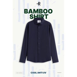 Áo Sơ Mi Tay Dài Nam Trơn Vải Bamboo Cao Cấp Form Fitted - Routine 10F24SHL070