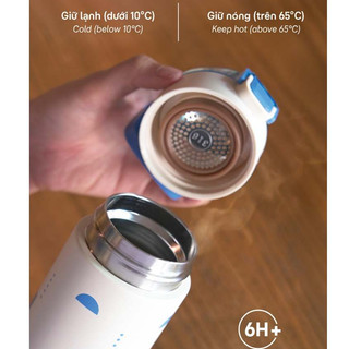 Bình giữ nhiệt Fuji Stead 500ml Inochi – Giữ nóng lạnh 6H+, nắp bật 1 chạm, chống rò rỉ