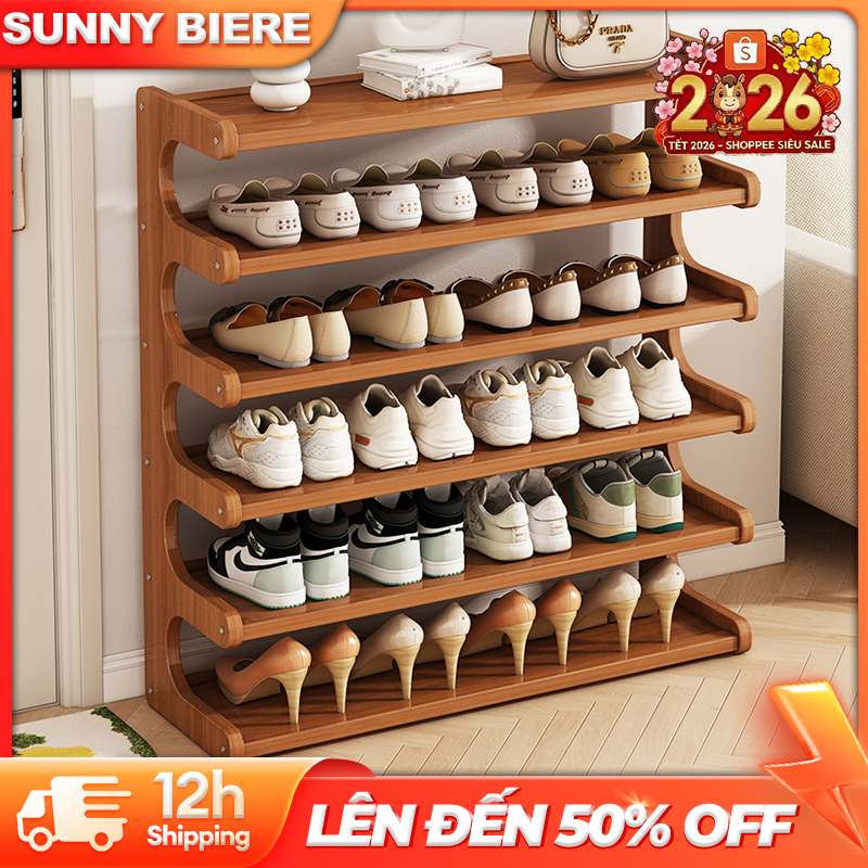 SUNNY BIERE Giá để giày bằng gỗ chống bụi chất lượng cao hình thức đẹp giá để giày bền không | BigBuy360 - bigbuy360.vn
