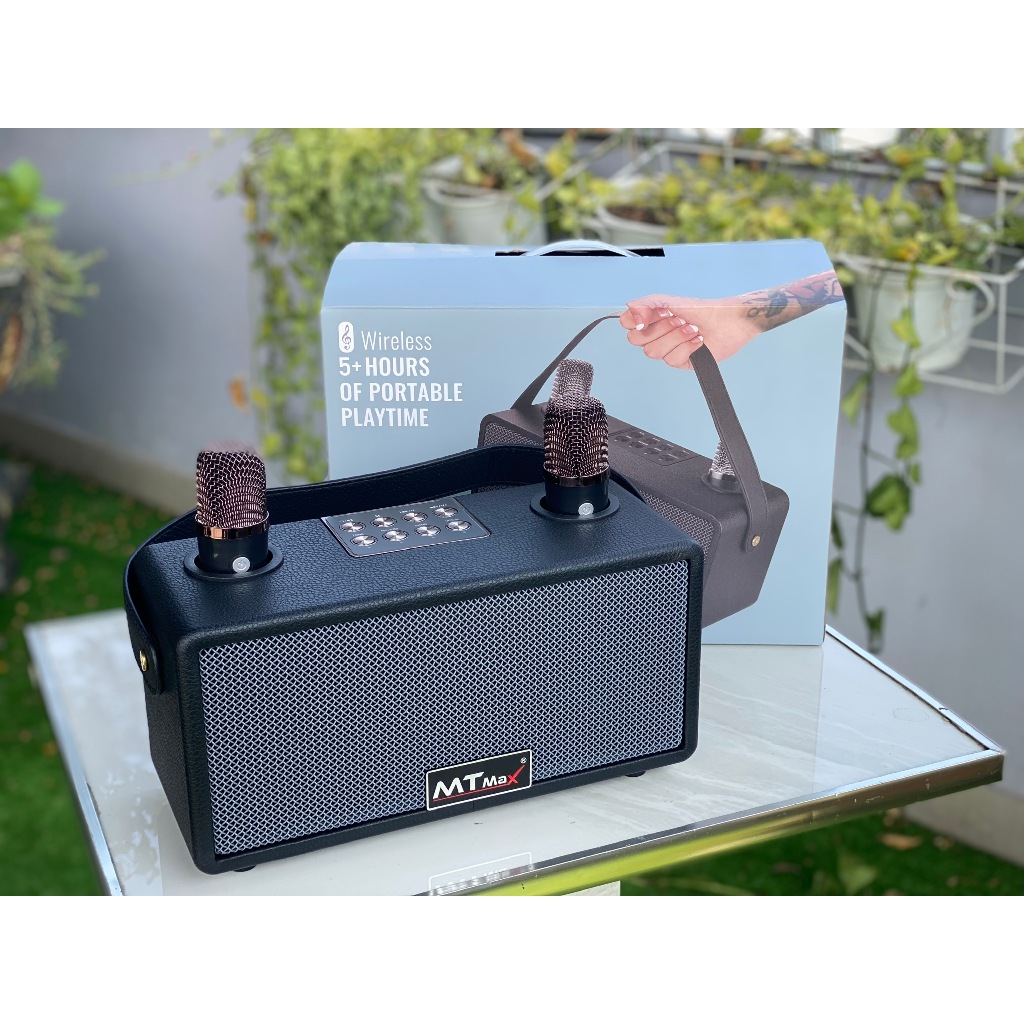 Loa Karaoke M28 Công Suất 50W – Kèm Micro Pin Sạc, Kết Nối BT/USB/TF/AUX, Sạc Type-C Tiện Lợi
