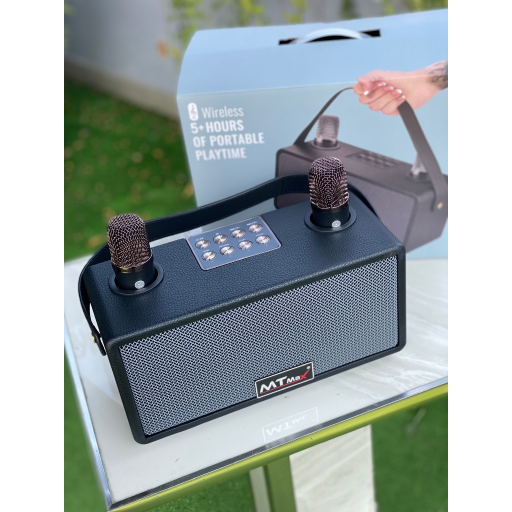 Loa Karaoke M28 Công Suất 50W – Kèm Micro Pin Sạc, Kết Nối BT/USB/TF/AUX, Sạc Type-C Tiện Lợi