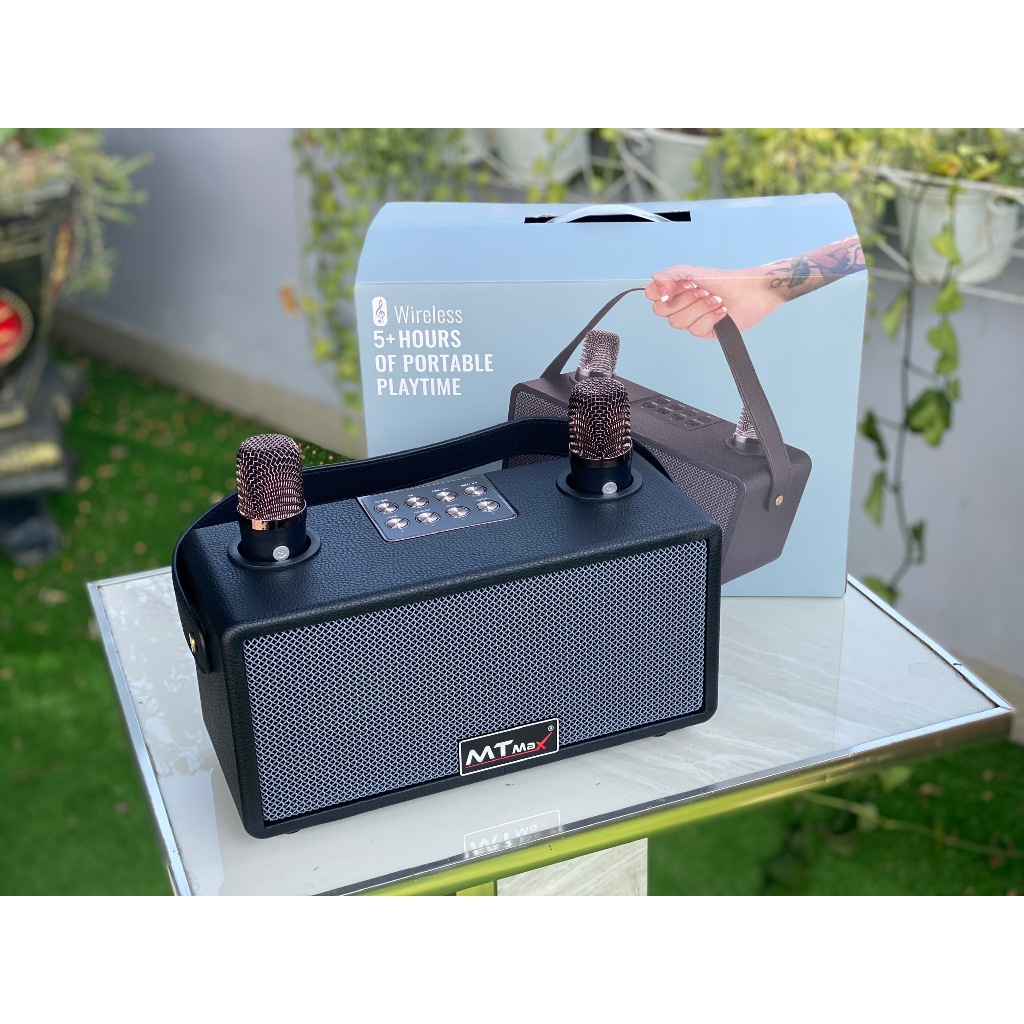 Loa Karaoke M28 Công Suất 50W – Kèm Micro Pin Sạc, Kết Nối BT/USB/TF/AUX, Sạc Type-C Tiện Lợi