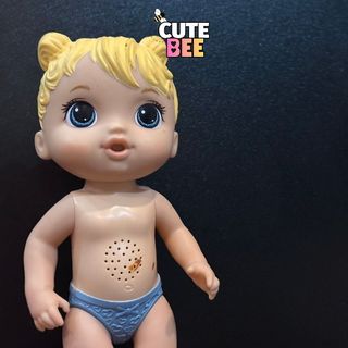 Búp bê tương tác Baby Alive Baby Lil Sounds lỗi âm thanh, lem sơn - Đồ chơi BEE VNXK