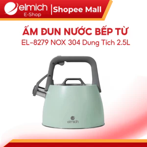 Ấm Đun Nước Bếp Từ Elmich EL-8279 (Ấm Đun INOX 304 Dung Tích 2.5L - Có Còi Báo Khi Nước Sôi)