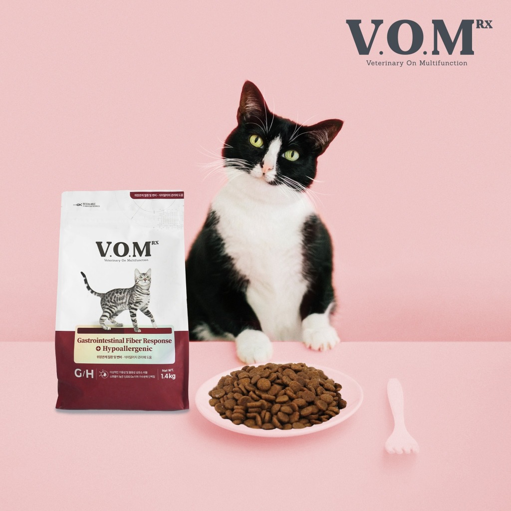 [1.4KG] V.O.M - Thức ăn hạt cho mèo hỗ trợ trị liệu cho hệ tiêu hóa và chống dị ứng thực phẩm VOM