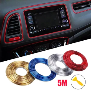 Chỉ Trang Trí Nội Thất Ô Tô 3D PVC Mềm Dẻo 5m – Phụ Kiện Trang Trí Xe Hơi Độc Đáo