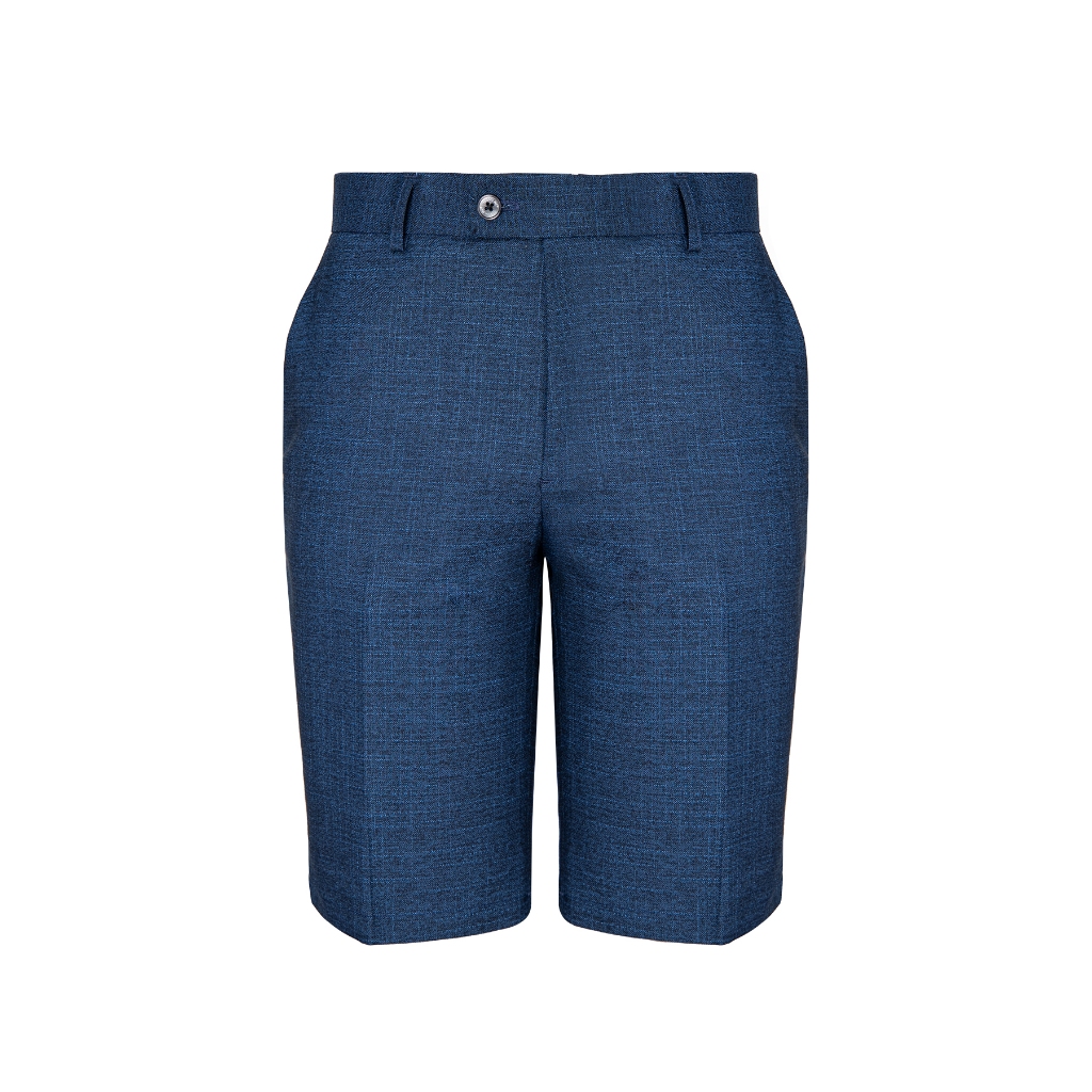 Quần short âu nam MASCULINE MSA25.6 - Quần vải ngố chất liệu cotton cao cấp dáng suông nhẹ