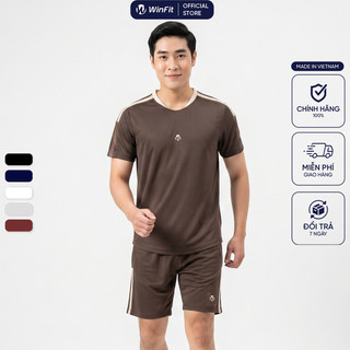 Bộ Quần Áo Thể Thao Nam WINFIT Chất Liệu ComfortLite - Form Dáng Basic, Kiểu Dáng Thể Thao Năng Động WBN003