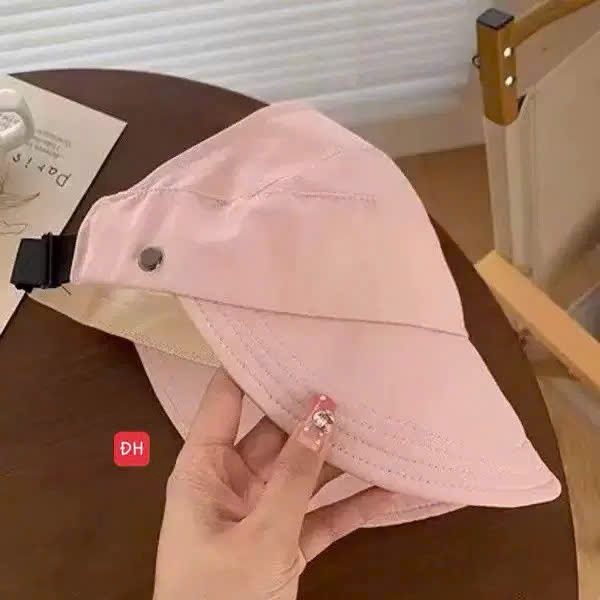 Mũ Chống Nắng Rỗng Đỉnh Nữ Cao Cấp, Nón Lưỡi Trai Che Nắng UV, Mũ Đi Biển Đi Xe Máy