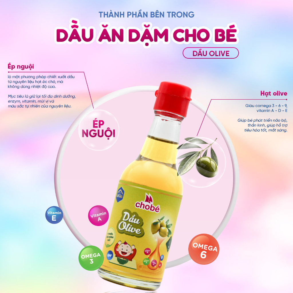 Dầu ăn dặm cho bé ÉP NGUỘI NGUYÊN CHẤT Lê Gia - dinh dưỡng từ hạt tự nhiên chai thủy tinh 60ml