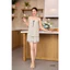 ST9380 Đồ bộ mặc nhà nữ đũi ht độc quyền áo hai dây quần sooc