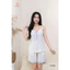 ST9380 Đồ bộ mặc nhà nữ đũi ht độc quyền áo hai dây quần sooc