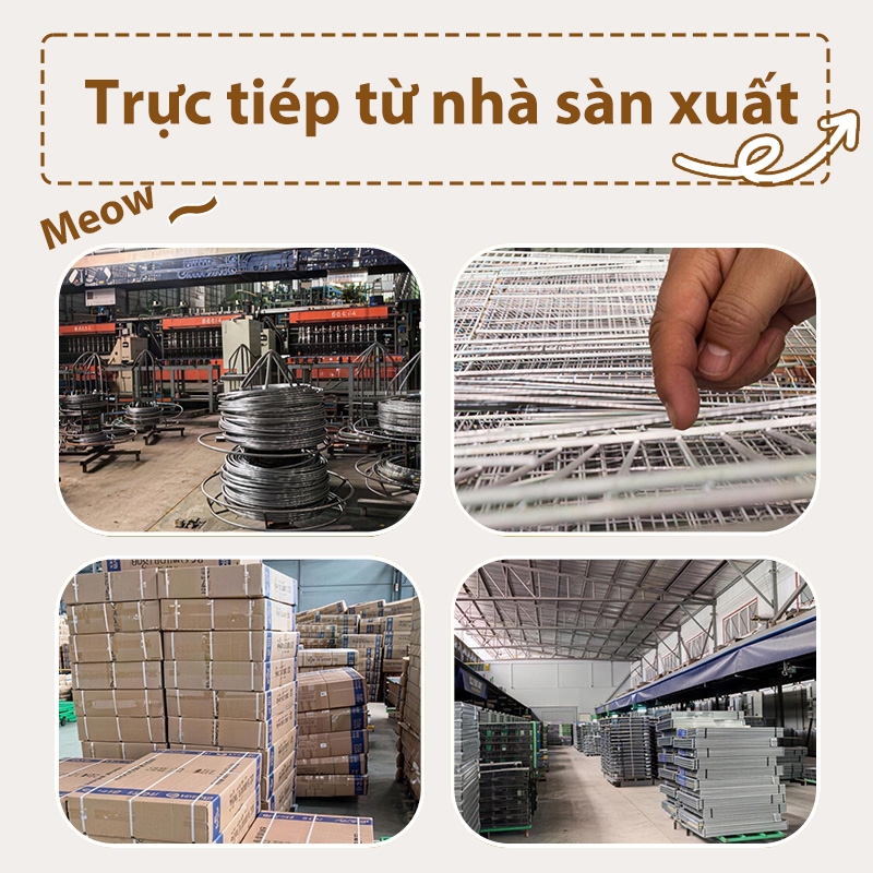 Lồng mèo cỡ lớn, lồng mèo nhiều tầng, lồng mèo cao cấp, dễ lắp ráp, phù hợp cho 1-6 con mèo.