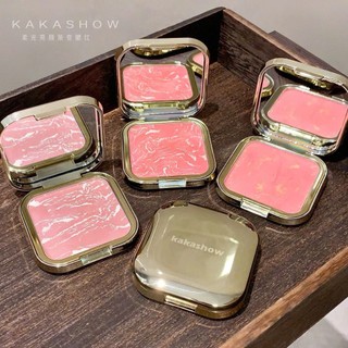 Phấn Má Hồng Kakashow Chống Nước Nhẹ 4 Tông Màu Bột Nướng Lâu Dài Mịn Thoáng Khí Mặt Nền Trang Điểm NO.C599
