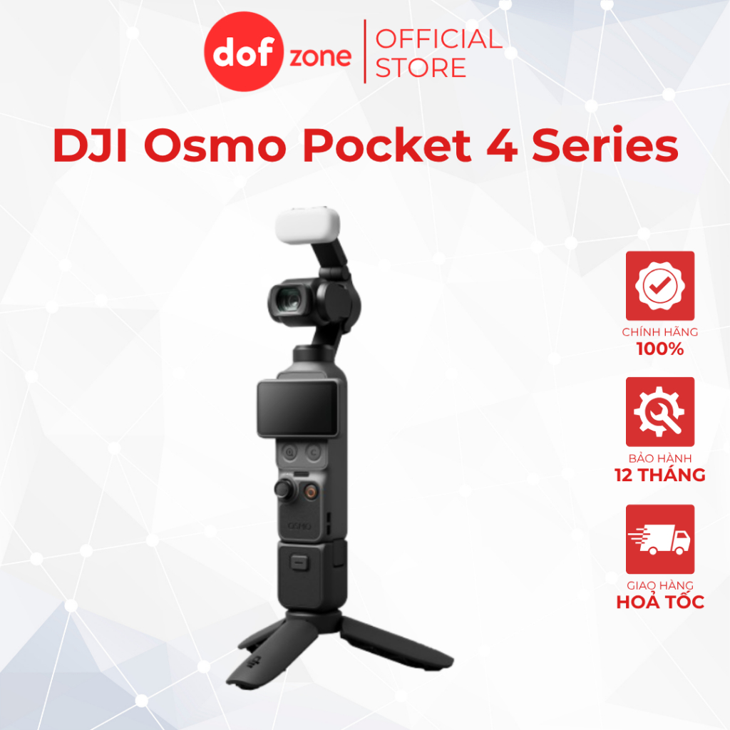 Máy quay cầm tay DJI Osmo Pocket 4 Series - Hàng new chính hãng bảo hành 12 tháng | BigBuy360 - bigbuy360.vn