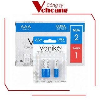 [SALE] Hộp 36 viên Pin đũa AAA Voniko Thương hiệu Mỹ chính hãng, chất lượng cao, dung lượng lớn, sử dụng lâu dài