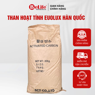 Than hoạt tính Hàn Quốc vật liệu lọc nước giếng khoan, nước máy (20Kg)