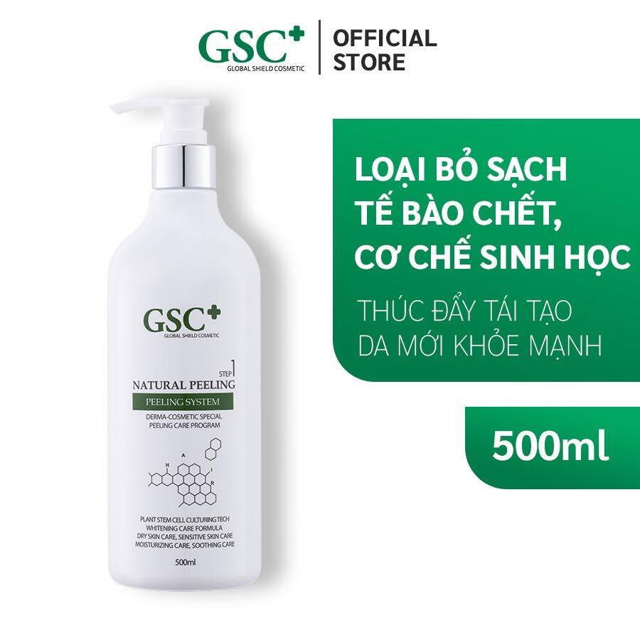 Kem tẩy da chết colagen GSC 500ml(Collagen whitening peeling)